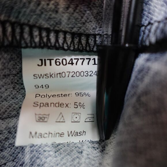 Shein Curve Mini Skirt 1XL Black Plaid Whimsigoth Dark Academia School Girl Y2k - Picture 9 of 10